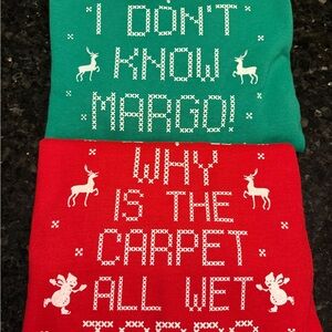 🎄Christmas Vacation Green and Red Holiday sweatshirts